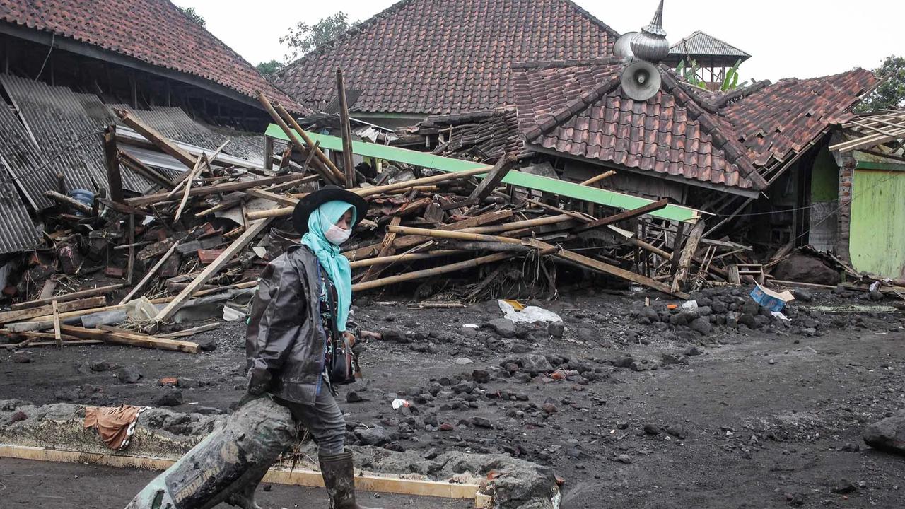 FOTO: Dua Dusun di Supiturang Alami Kerusakan Terparah Usai Erupsi Semeru