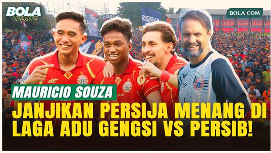 El Clasico Indonesia, Mauricio Souza Tegaskan Persija Jakarta Raih 3 Poin di Laga Kontra Persib!