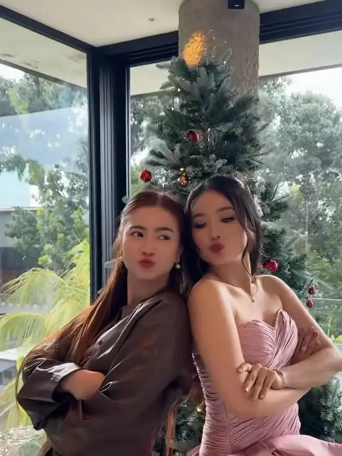 9 Tahun Bersahabat, Gaya Felicya Angelista di Ultah Sederhana Natasha Wilona Tetap Stylish dan Hangat