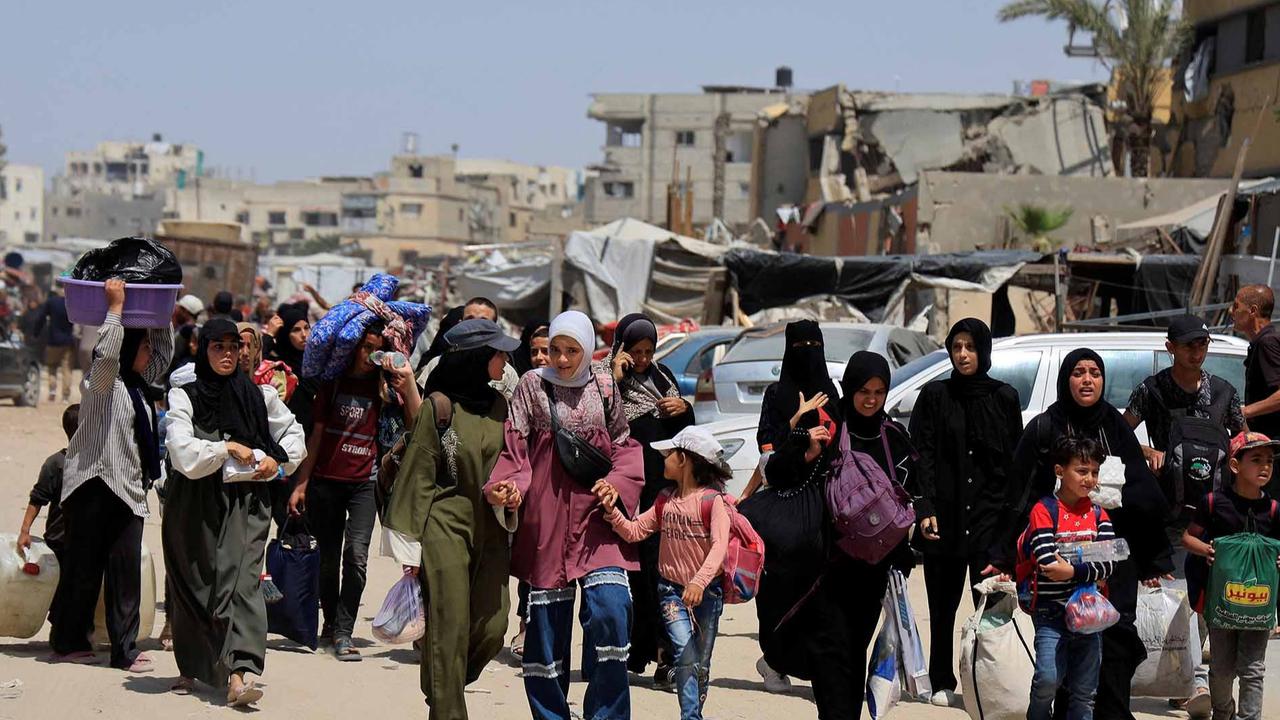 FOTO:  Militer Israel Perintahkan Warga Gaza Mengungsi