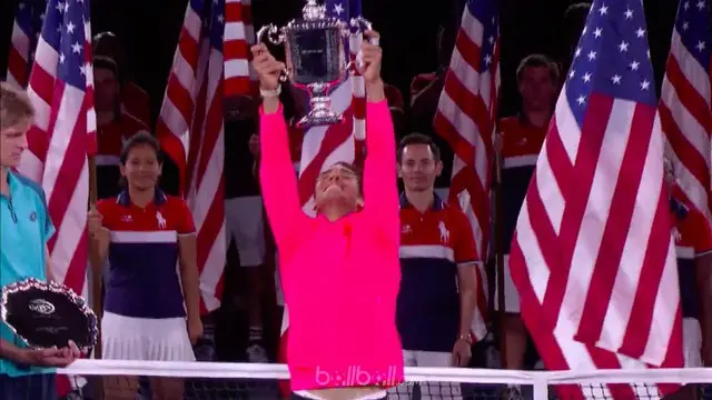 Petenis asal Spanyol, Rafael Nadal, sukses meraih gelar Grand Slam US Open ke-16. This video presented by Ballball.