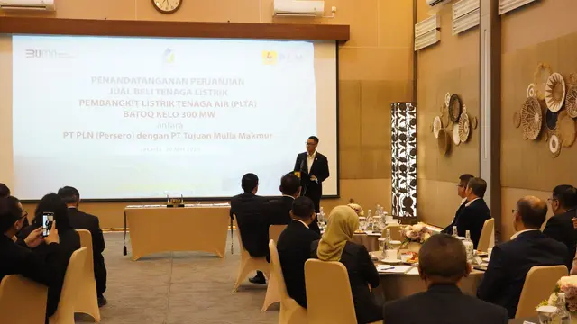 PLN Teken PJBL PLTA Batoq Kelo di Kaltim, Kolaborasi Wujudkan Penyediaan Energi Bersih di Tanah Air