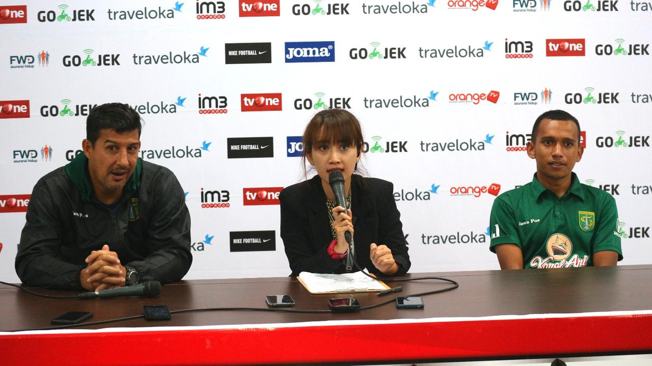 Jumpa pers Persebaya vs PSIS