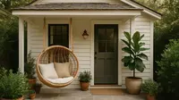 8 Model Teras Rumah Kecil Unik, Nyaman dan Estetis ala Pinterest
