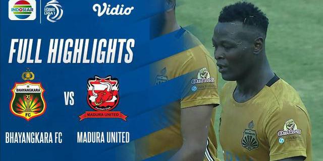 VIDEO: Gol Tunggal Ezechiel N'Douassel Bawa Bhayangkara FC Kalahkan Madura United di BRI Liga 1