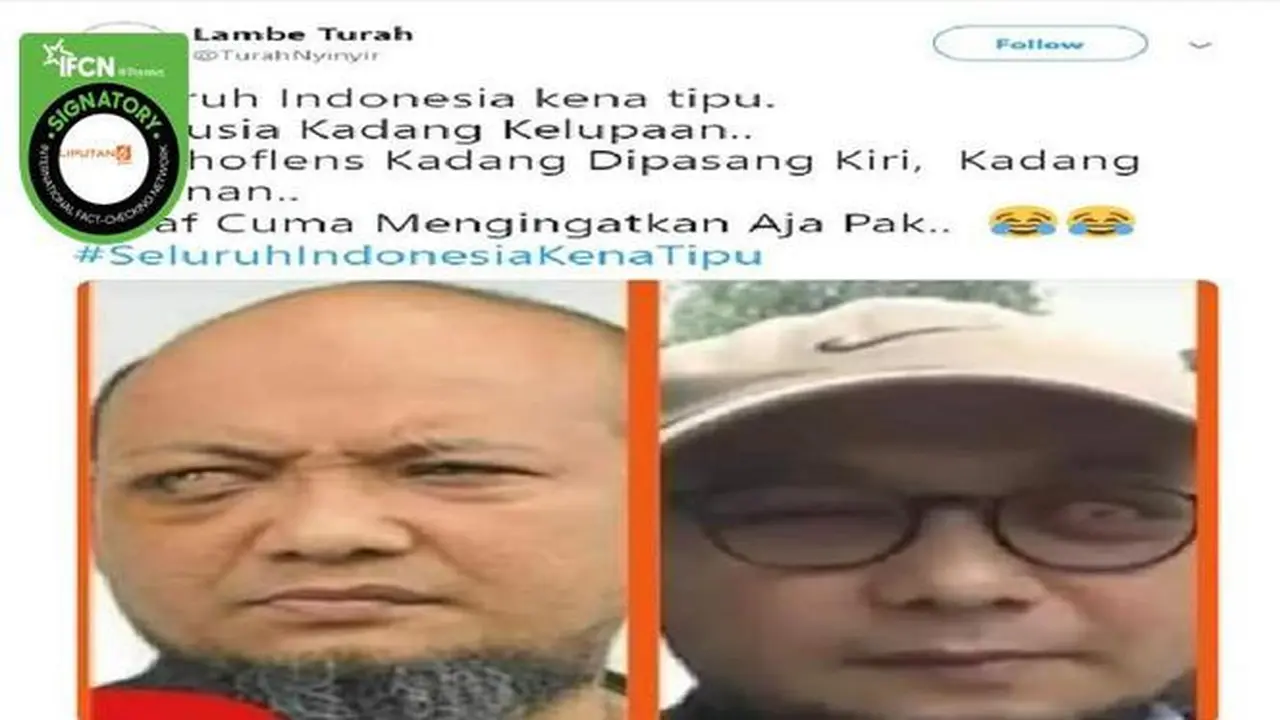 [Cek Fakta] Gambar Tangkapan Layar Foto Novel Baswedan