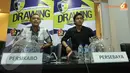 Usai drawing masing-masing perwakilan tim semifinalis langsung menggelar konferensi pers terkait kesiapan menjelang laga (Liputan6.com/ Helmi Fithriansyah)