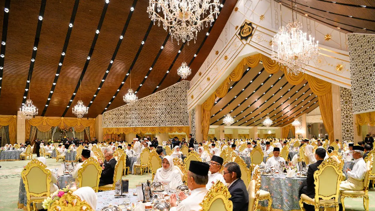 6 Potret Istana Nurul Iman Milik Kerajaan Brunei, Terbesar di Dunia dan Ada 1.788 Kamar