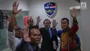 Ekonom senior, Rizal Ramli memenuhi panggilan penyidik Ditipidsiber Bareskrim Polri, Jakarta, Senin (26/11). Rizal diperiksa sebagai pelapor atas dugaan pencemaran nama baik dengan terlapor Ketum Partai Nasdem Surya Paloh. (Liputan6.com/Faizal Fanani)