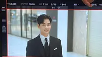 Kim Soo Hyun di Balik Layar drakor Queen of Tears. (Instagram/ soohyun_k216)