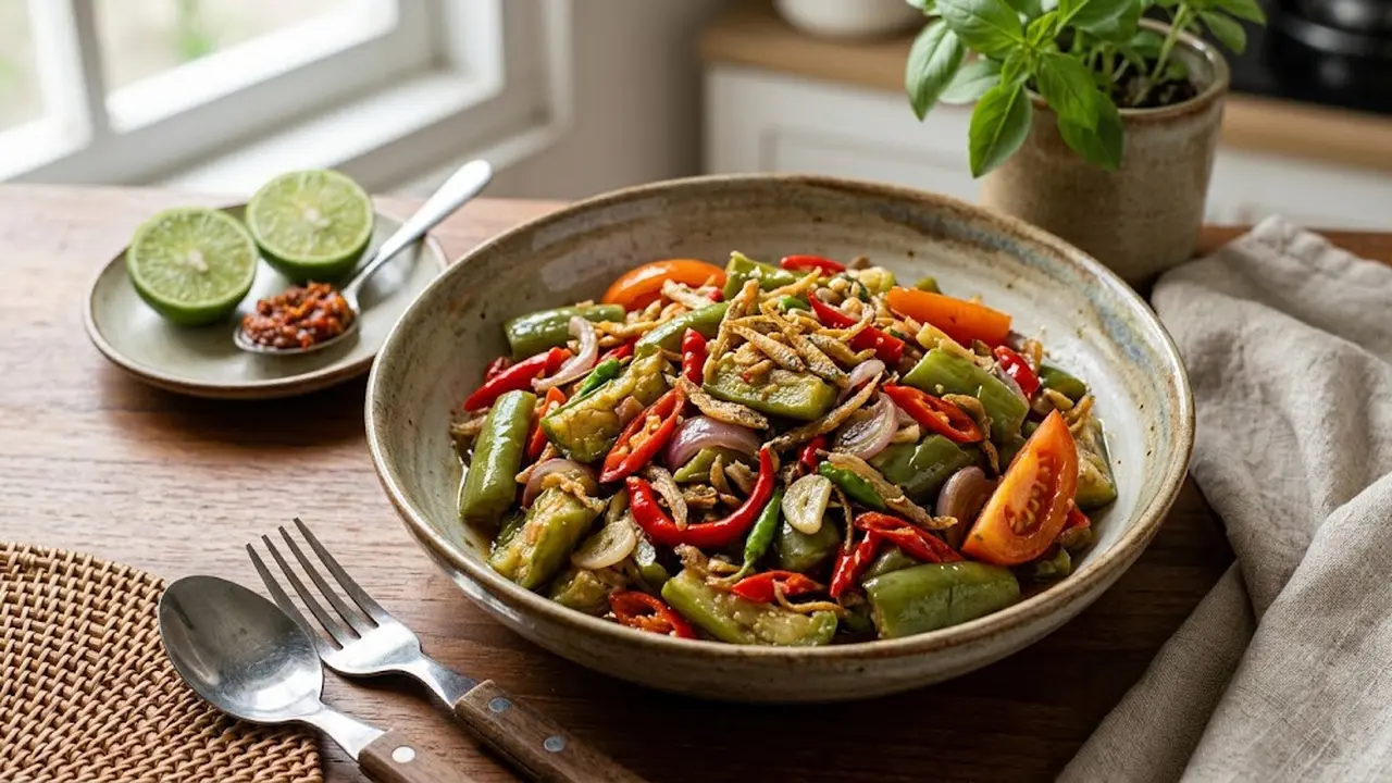 Resep Tumis Terong Hijau
