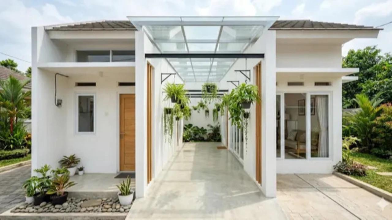 9 Desain Rumah Kecil dengan Lorong Angin, Solusi Hunian Sejuk Tanpa AC