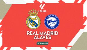 Cover prediksi Real Madrid versus Deportivo Alaves di La Liga. (Bola.com/Gregah Nurikhsani)