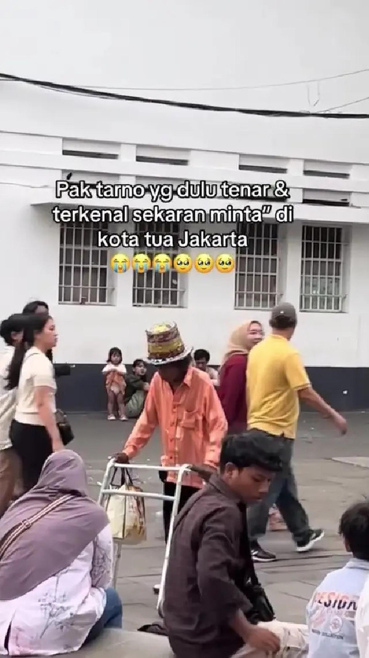 Pak Tarno Klarifikasi Tuduhan Mengemis di Kota Tua: Saya Hanya Piknik, Tapi Ada yang Kasih Uang