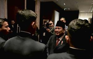 Kedatangan Prabowo Subianto di Tokyo, Jepang, Minggu (29/3/2026) malam, disambut hangat oleh diaspora Indonesia dengan suasana penuh kebanggaan dan haru. (Dok: BPMI/Setpres)