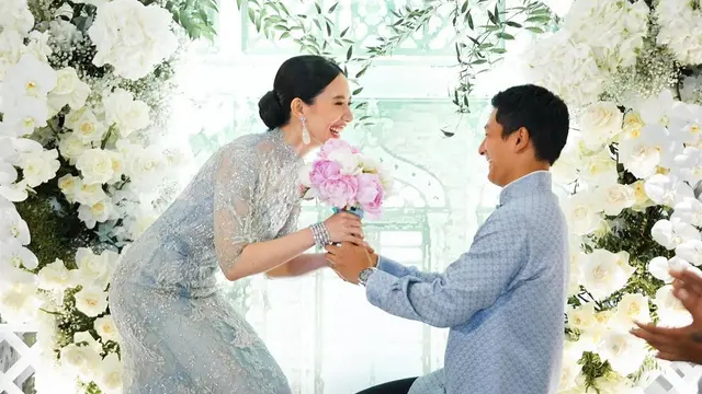 Potret Sandiaga Uno di Acara Lamaran sang Keponakan Athina dengan Pembalap Rio Haryanto