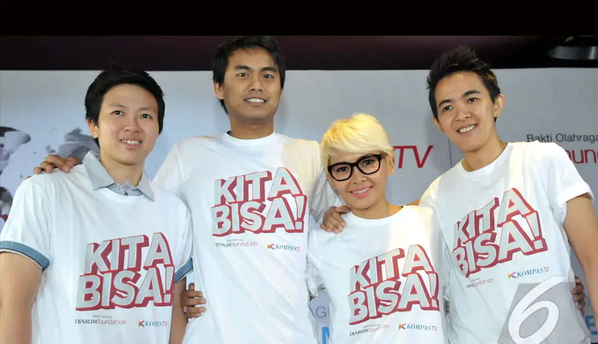 Program tersebut menceritakan kisah perjuangan para atlet Indonesia. Mereka antara lain Liliana Natsir, Tontowi Ahmad, Risa Suseanty, dan Vita Marissa, Jakarta, Minggu (10/8/2014), (Liputan6.com/Panji Diksana)