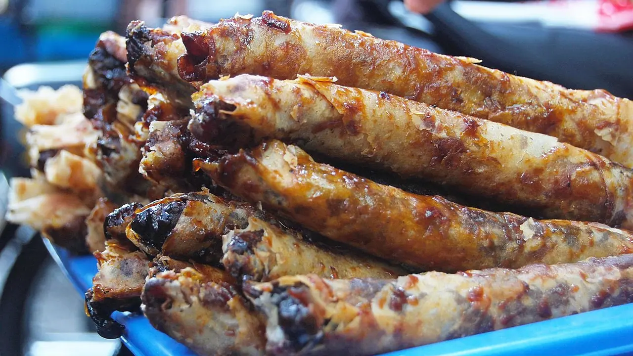 Sajian pisang karamel