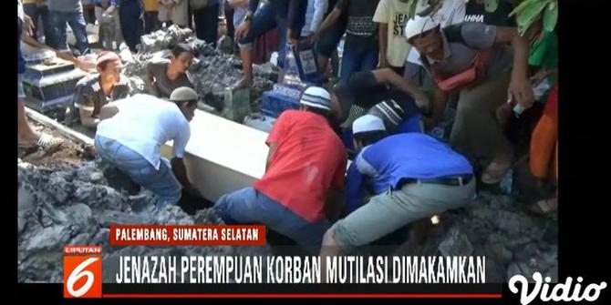 Jenazah Korban Mutilasi di Musi Banyuasin Dimakamkan di Palembang