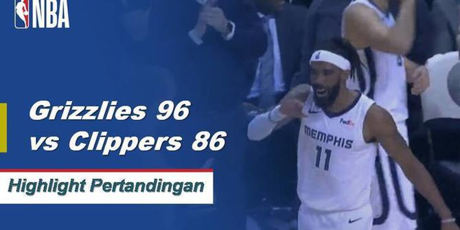 Cuplikan Pertandingan NBA : Grizzlies 96 vs Clippers 86