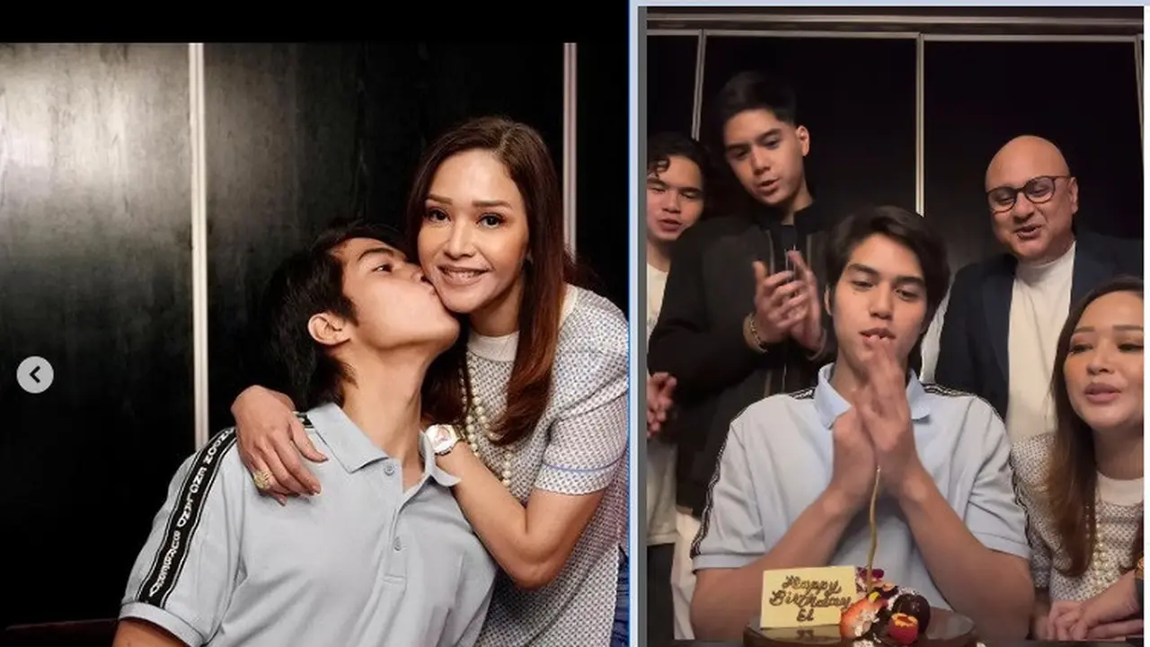 El Rumi rayakan ultah ke-24 bareng Maia Estianty dan keluarga (Foto: instagram maiaestiantyreal/elelrumi)