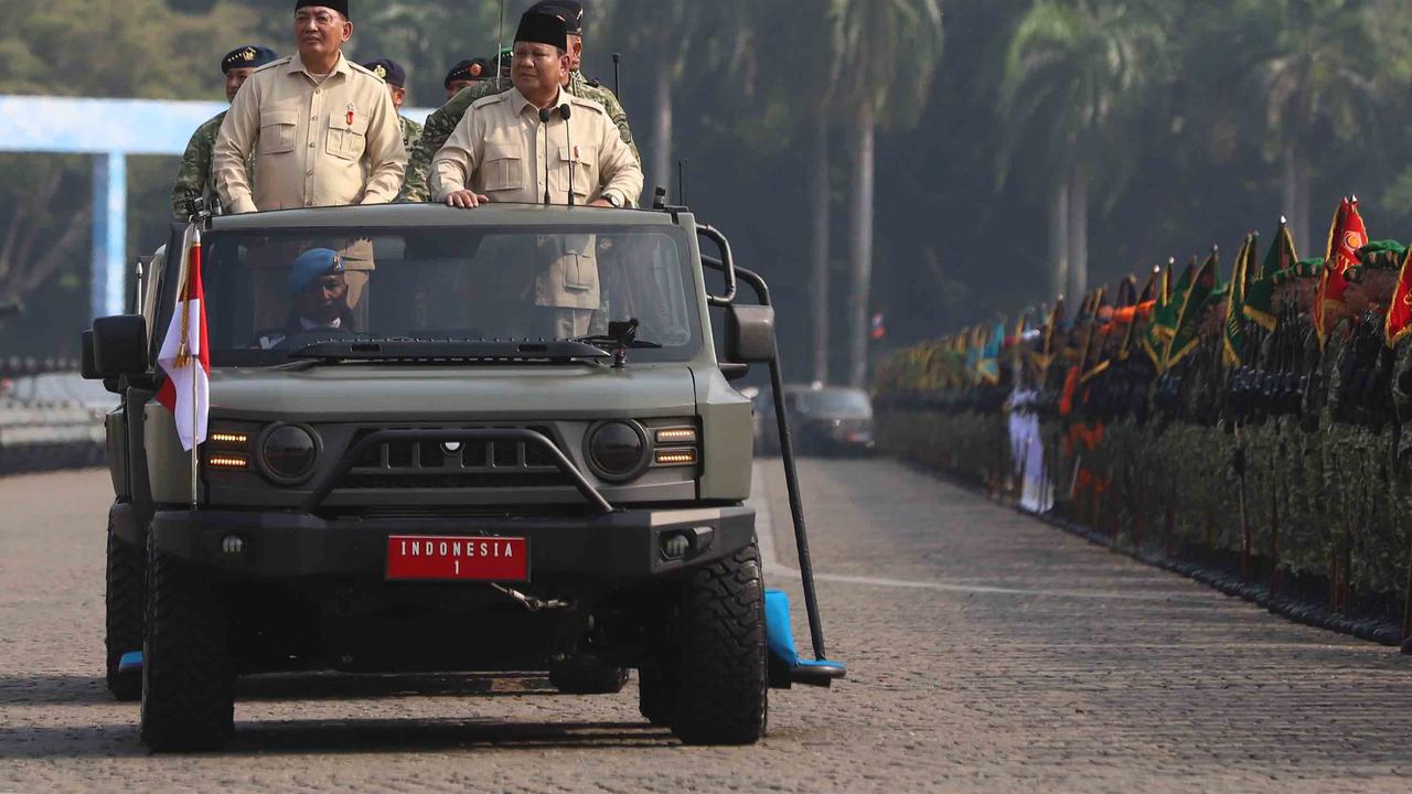 FOTO: Di HUT ke-80 TNI, Prabowo Tegaskan Indonesia Tak Boleh Lengah Hadapi Ancaman Asing
