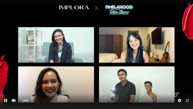 Fimelahood From Home x Implora: Sesi Online Beauty Class Seru Bareng Barry Ritonga dan Aurelie