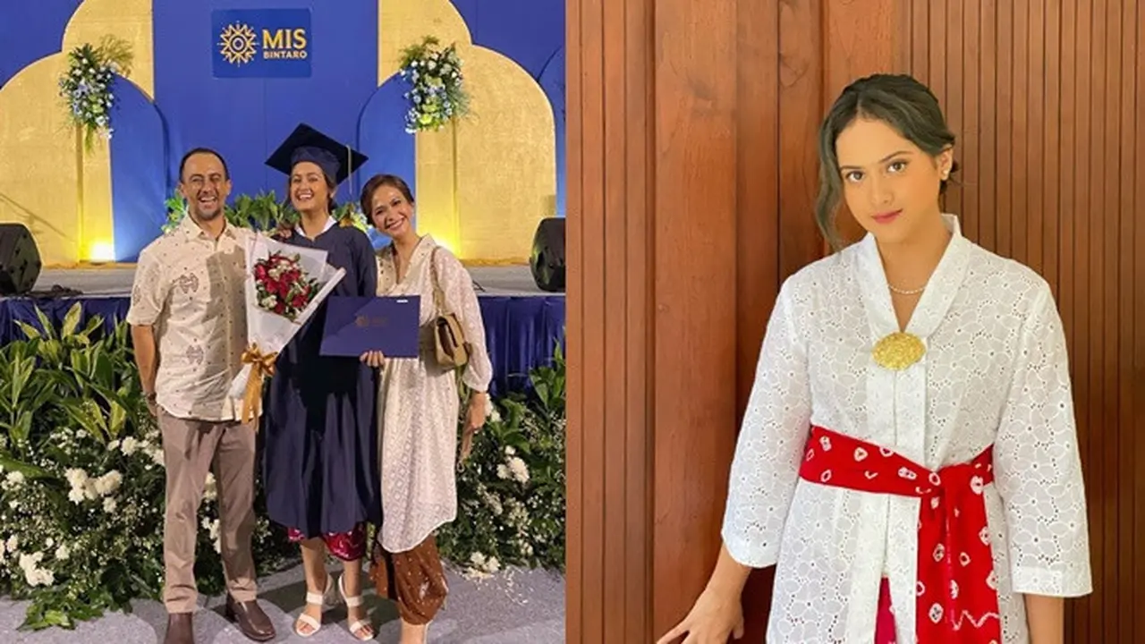 6 Potret Aiska Vairana Anak Ersa Mayori di Acara Wisuda SMA, Curi Perhatian