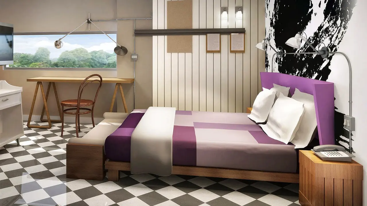Interior kamar Ayola La Lisa Hotel Surabaya 