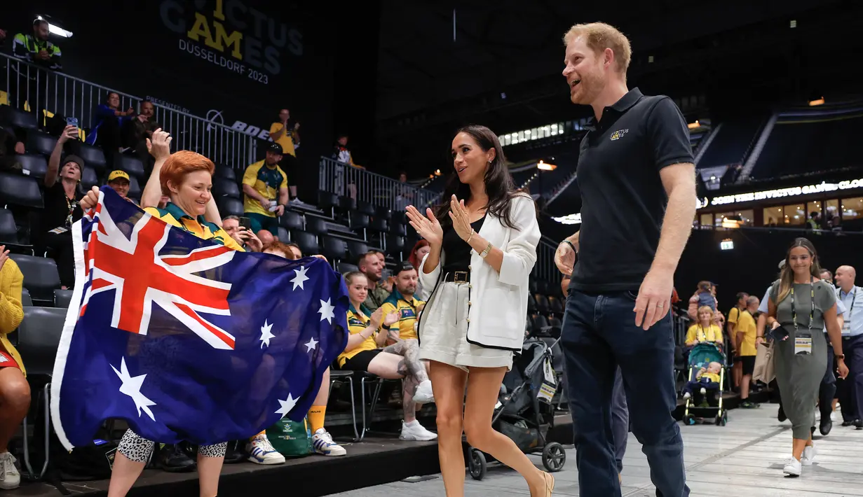Meghan dan Harry pertama kali tampil di depan publik sebagai pasangan pada 2017 saat ajang tersebut berlangsung di Toronto, Kanada. (Odd ANDERSEN / AFP)