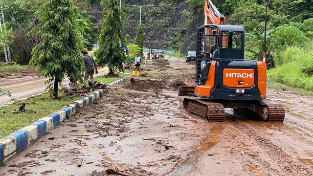 Kementerian PUPR menyiapkan sejumlah langkah penanganan darurat pasca banjir dan tanah longsor di Kota Jayapura, Papua. (Dok Kementerian PUPR)