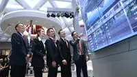 Pencatatan perdana saham PT Minasaha Membangun Hebat Tbk (HBAT), Senin (7/8/2023). (Foto: BEI)