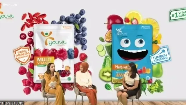 Peluncuran gummy multivitamin dari Youvit