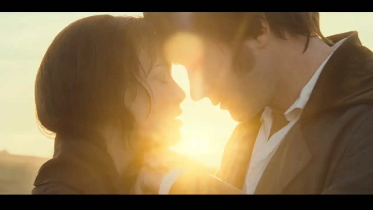 Elizabeth Bennett (Keira Knightley) dan Mr. Darcy (Matthew Macfadyen) di film adaptasi novel Pride and Prejudice.