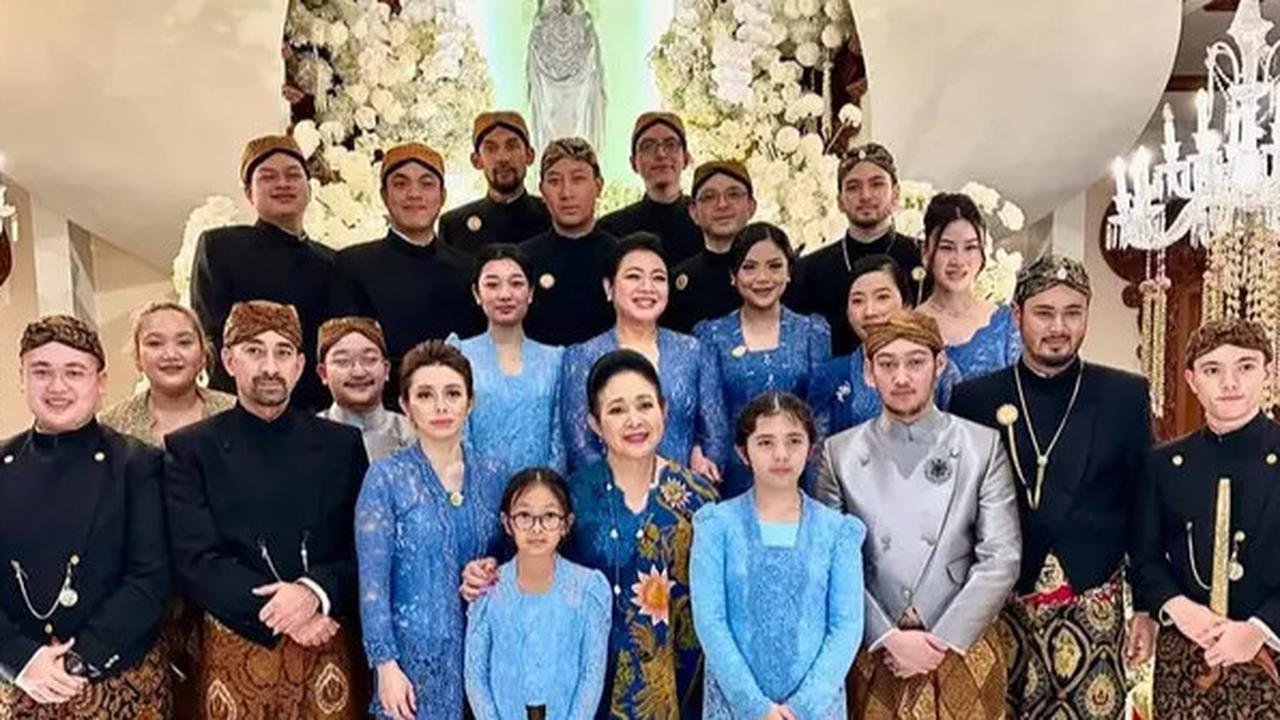 6 Potret  Terbaru Keluarga Cendana Kembali Berkumpul Tanpa Kehadiran  Mayangsari di Pernikahan Ari Sigit