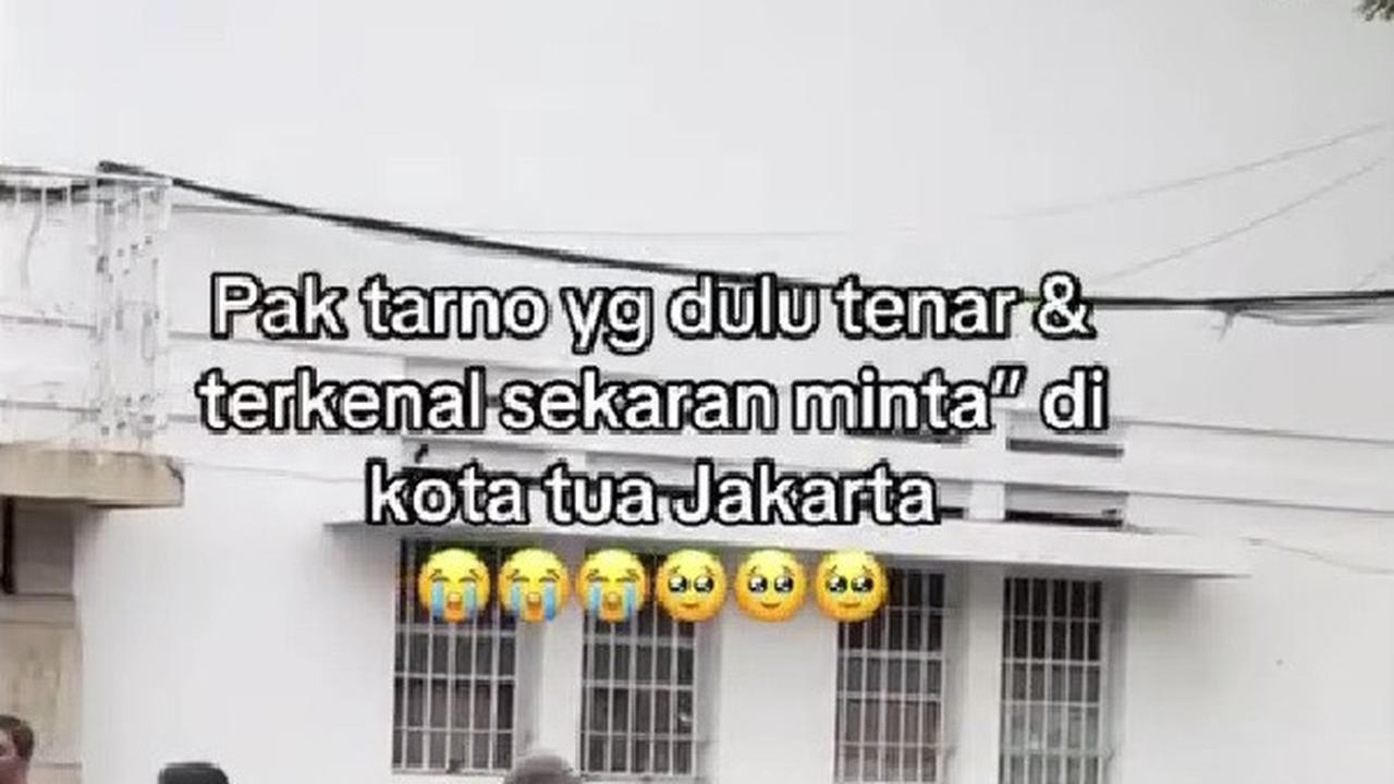 Viral! Sosok Diduga Pak Tarno Ngemis di Kota Tua, Ini Klarifikasi dan Penjelasannya