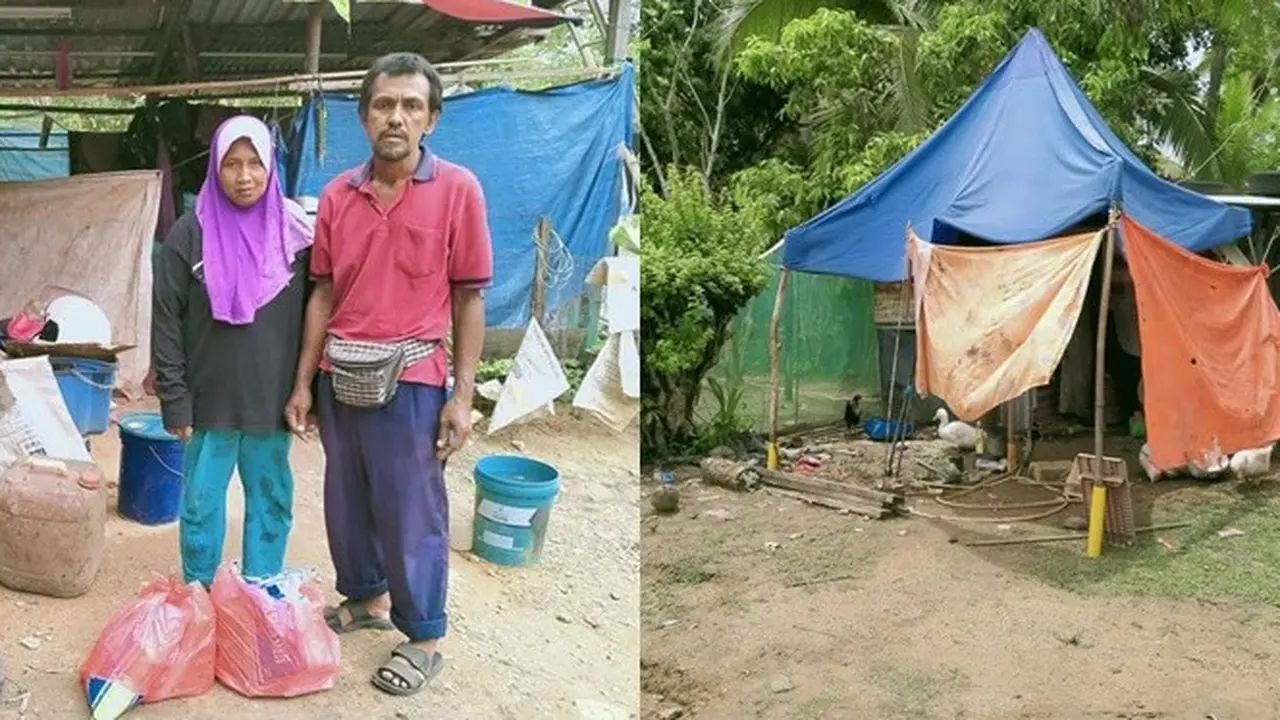 Tinggal di Tenda Kecil, Ayah Ini Bisa Besarkan 3 Anak Hingga Sarjana