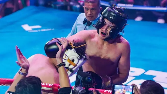 El Rumi di ring tinju. (Foto: Isntagram/elelrumi)