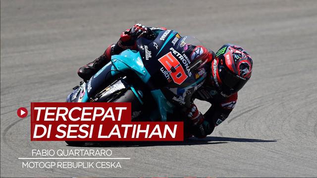 Berita VIdeo Fabio Quartararo Jadi Pembalap Tercepat di Sesi Latihan MotoGP Republik Ceska