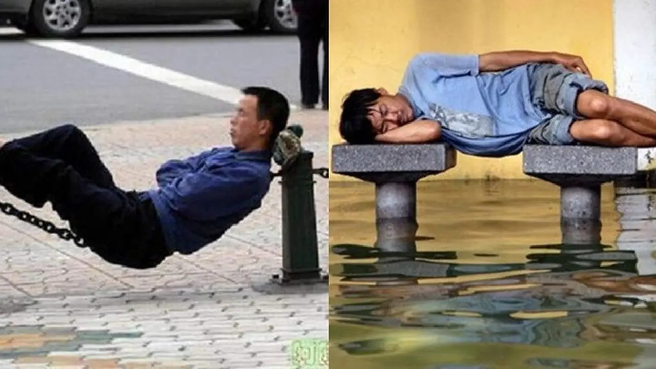 6 Potret Orang Tidur di Sembarang Tempat Ini Bikin Tepuk Jidat