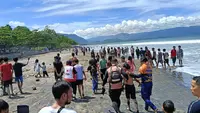 Niat Menolong, Tiga Bocah Malah Terseret Arus Pantai Istiqomah Sukabumi