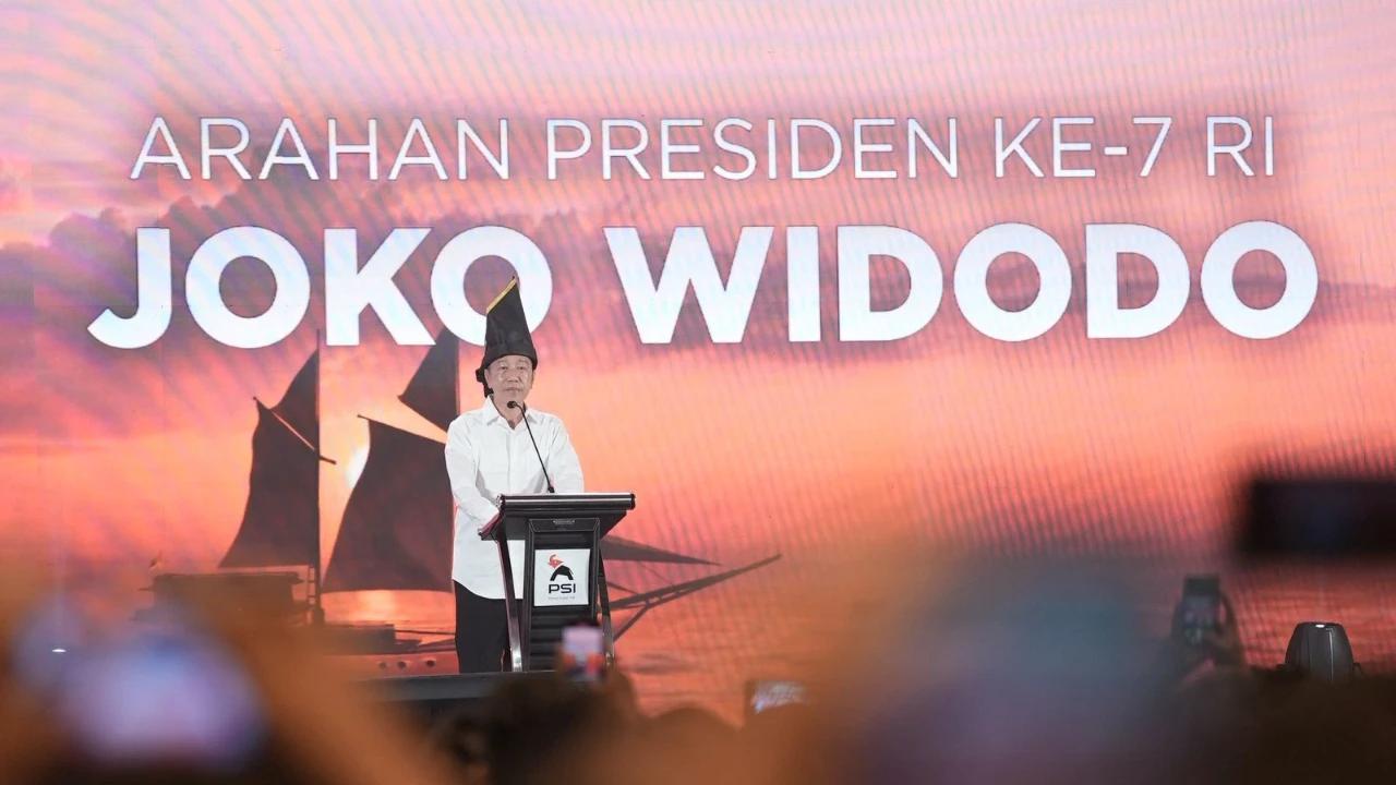 10 Menit Jokowi Bakar Semangat Kader PSI: Saya Masih Sanggup Datang ke Semua Provinsi