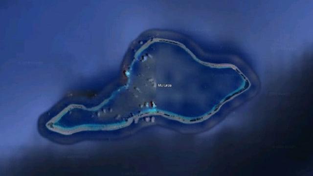 Moruroa, French Polynesia (Google Maps)