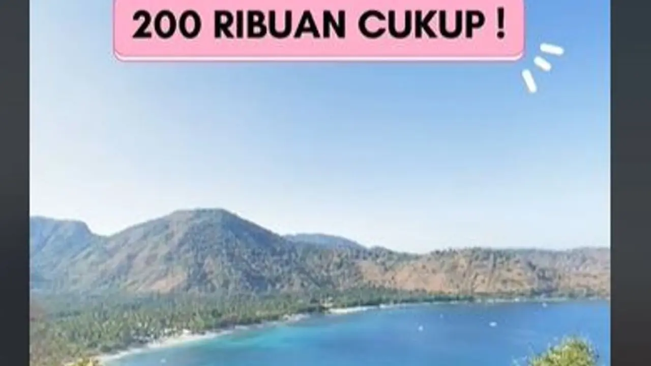 Traveler Bagikan Tips Murah Liburan ke Lombok, Naik Kereta Cuma Rp200 Ribu