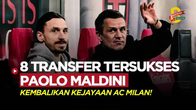 Berita Motion grafis delapan pembelian Paolo Maldini selama menjabat menjadi direktur teknik AC Milan, yang sukses kembalikan kejayaan AC Milan. Berikut ulasan lengkapnya.