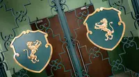 Pintu keramat yang ada di Stadion Jose Alvalade di Portugal yang merupakan markas dari Sporting CP. Ada cerita menarik mengenai pintu keramat ini. (Bola.com/Bagaskara Lazuardi)