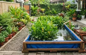 Cara Menanam Genjer di Kolam Terpal, Hemat Tempat dan Mudah Dirawat