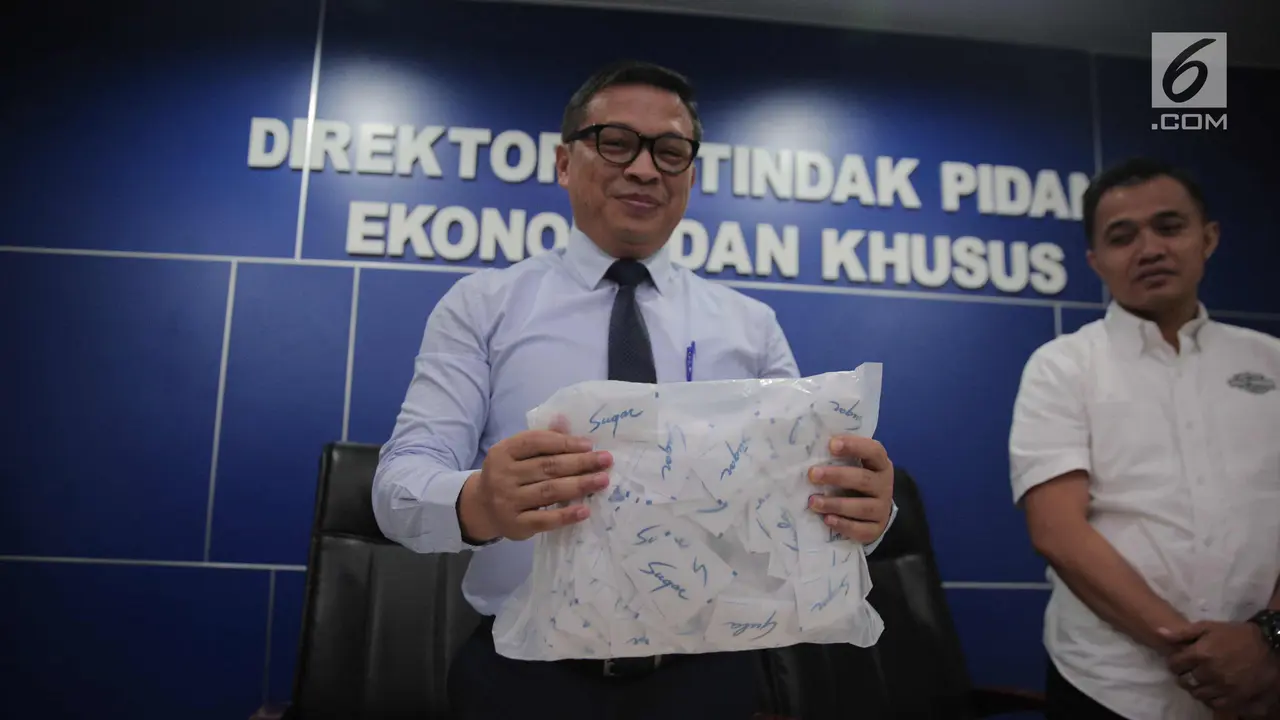 Polisi Ungkap Peredaran 20 Sak Gula Rafinasi