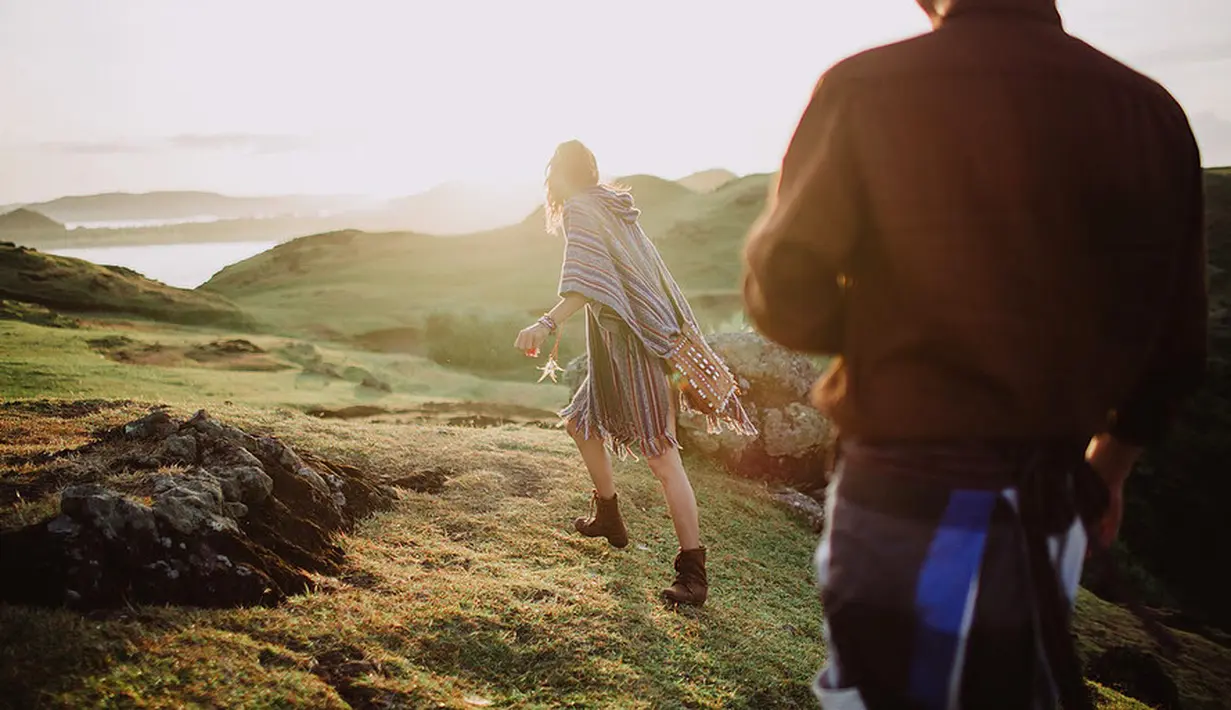 Nadine Chandrawinata dan Dimas Anggara