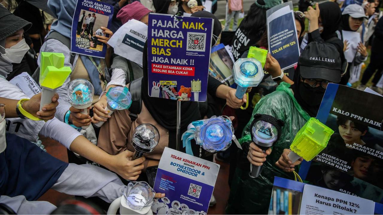 Aksi Fans K-Pop tolak PPN 12 Persen